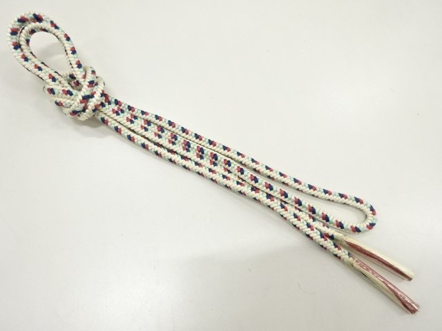 未使用品　正絹　手組帯締め